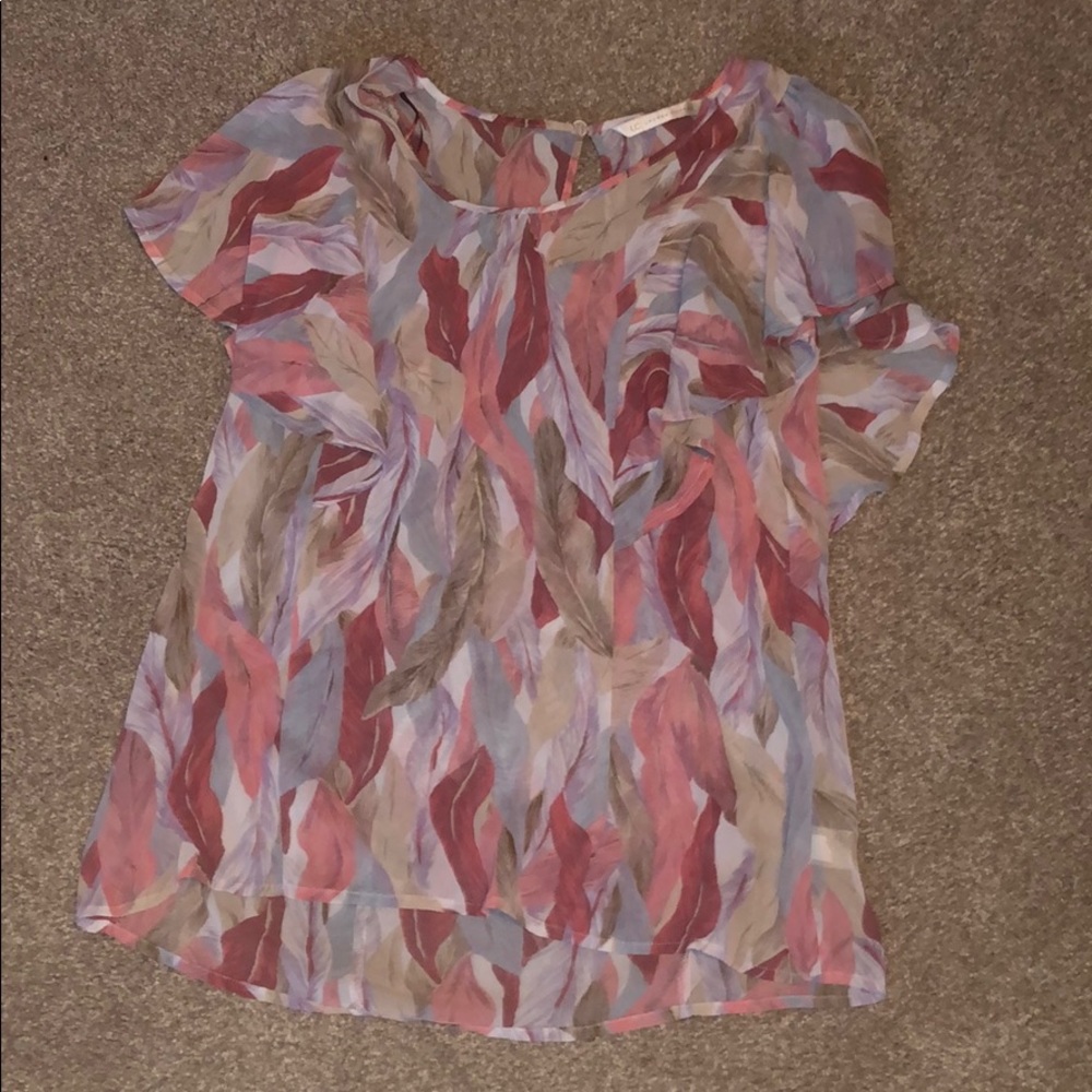 Feathered blouse